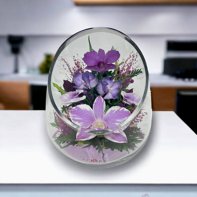 Fiora Flower | Long Lasting Orchids| Lasts up to 5 Years | No Water Need | Allergy Free | Odor Resistant | Unique Present Gift