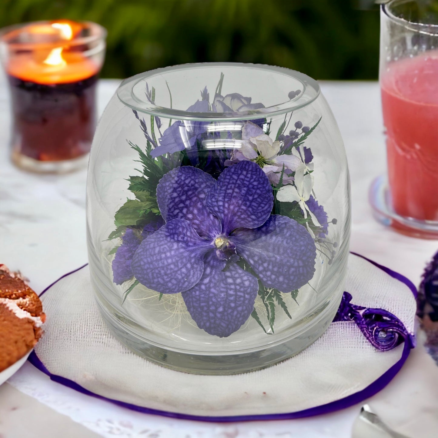 Fiora Flower | Long Lasting Orchids| Lasts up to 5 Years | No Water Need | Allergy Free | Odor Resistant | Unique Present Gift