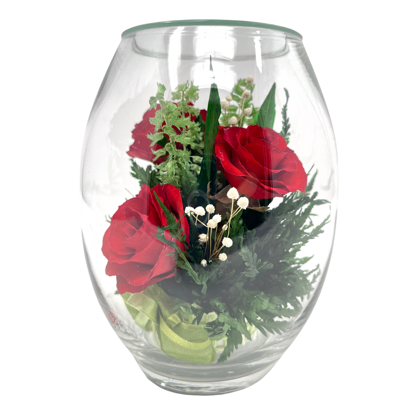 Fiora Flower | Long Lasting Real Roses in a Sealed Vase | Lasts up to 5 Years | Unique Present Gift