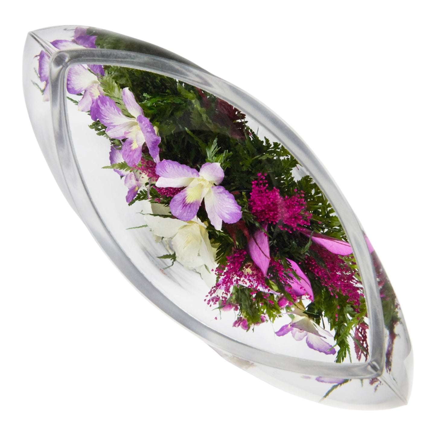 Grand Orchid Bouquet in Large Round Glass Vase