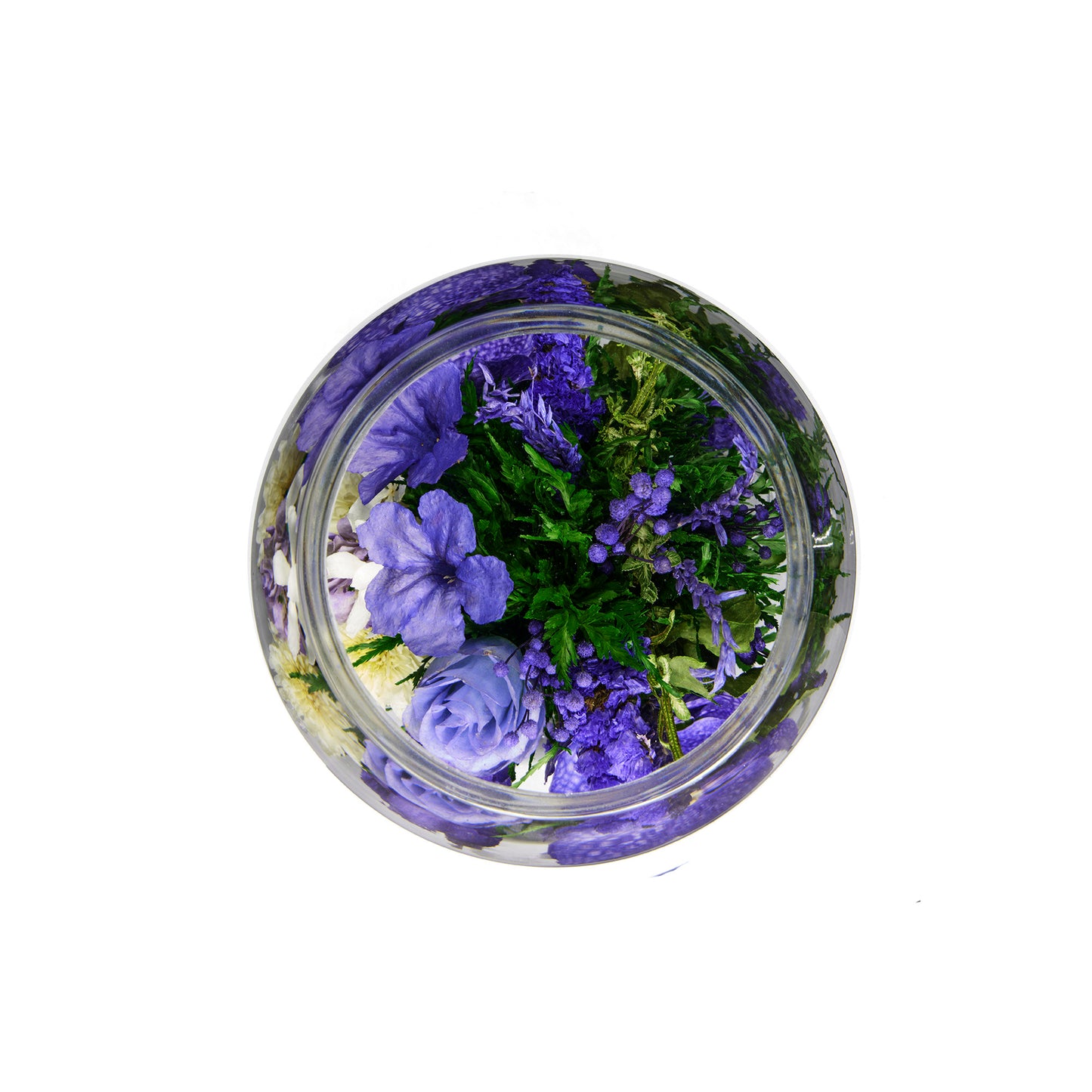 70259 Long-Lasting Orchids in a Lotus Bud Glass Vase