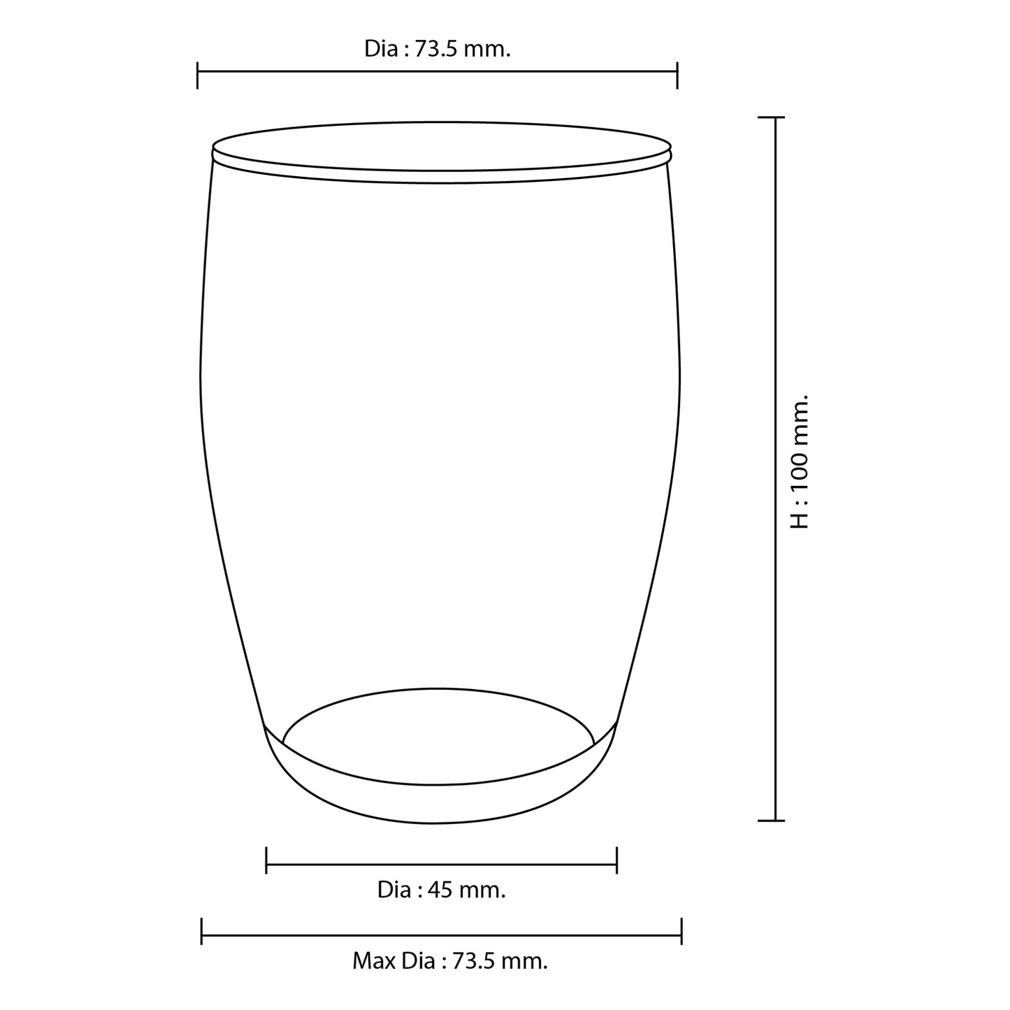 67440 Long-Lasting Red Rose in a Small Black & White Glass Vase