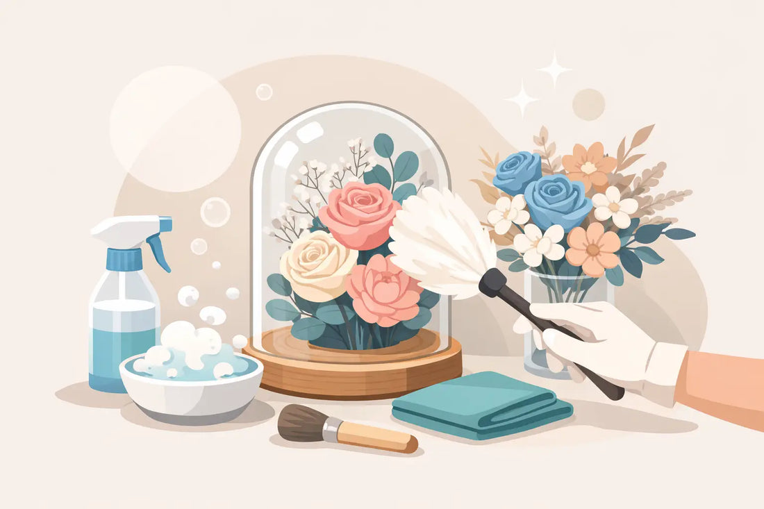 How to Clean Preserved Flowers Properly