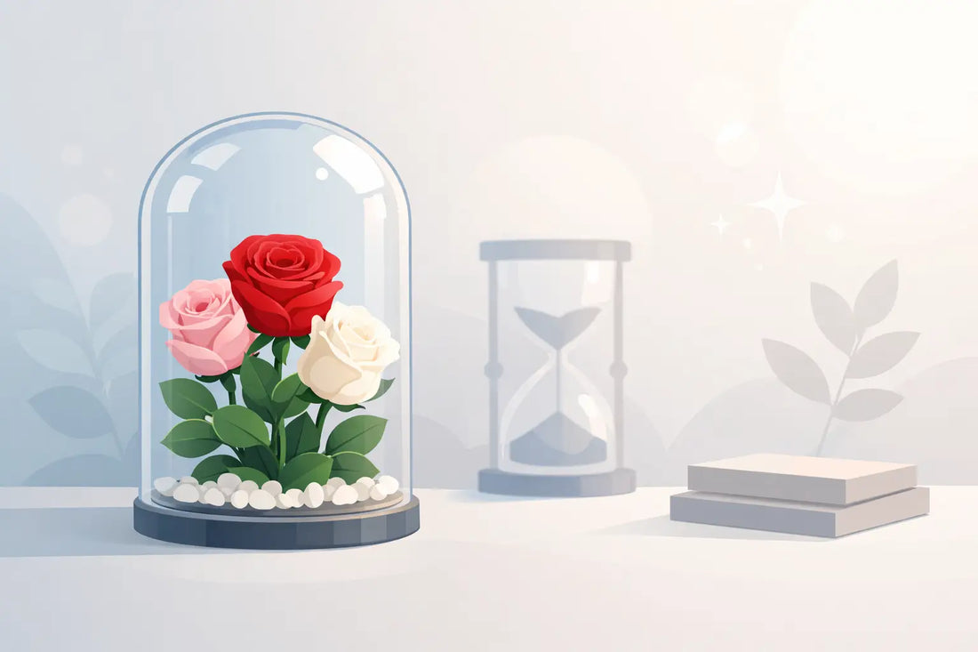 Why Preserved Roses in Glass Vase Last