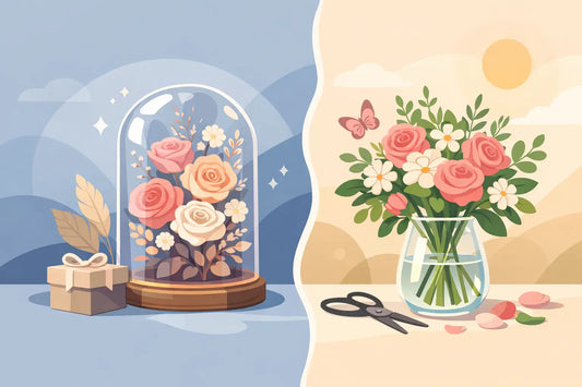 Preserved Flowers vs Fresh Flowers