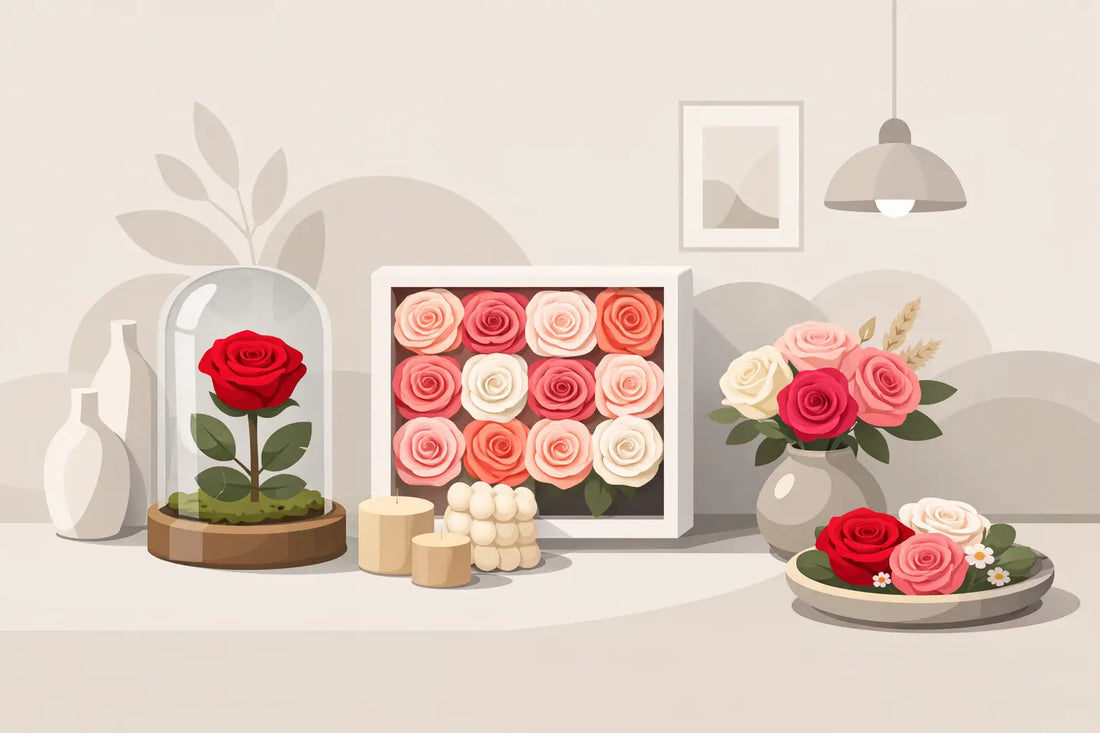 How to Style Preserved Roses at Home