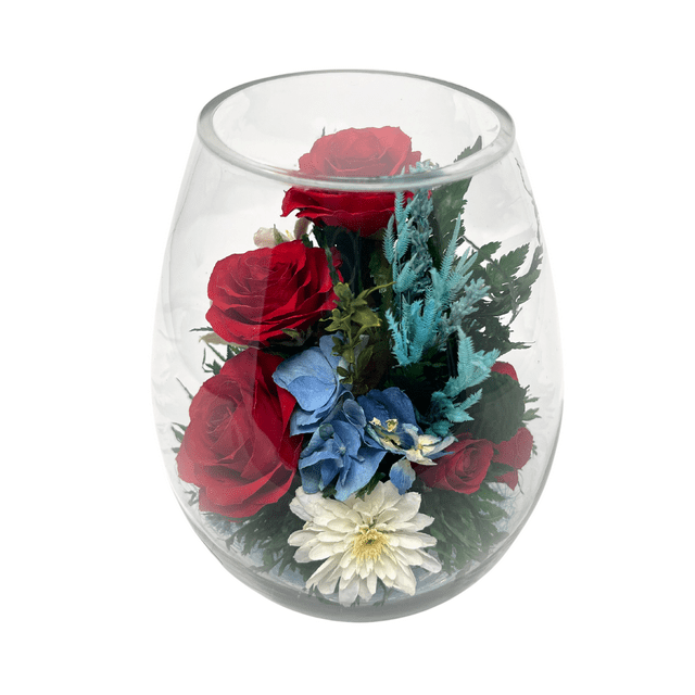 Fiora Flower | Long Lasting Real Flowers in a Sealed Vase | Lasts up to 5 Years | Unique Present Gift