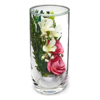 In Flores Veritas: Ethereal Elegance Arrangement - Lasts up to 5 Years - Elegant Gift for Any Occasion
