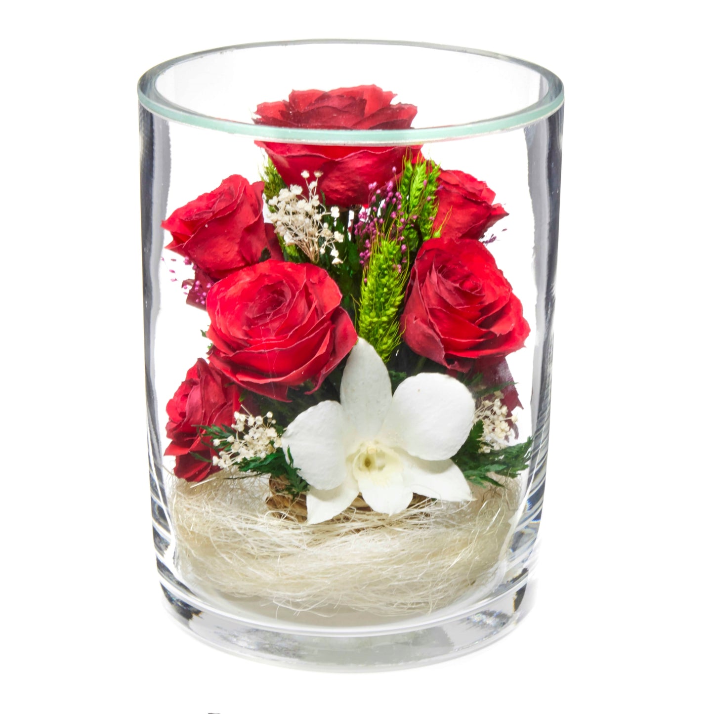 In Flores Veritas: Serene Symphony Bouquet - Lasts up to 5 Years - Elegant Gift for Any Occasion