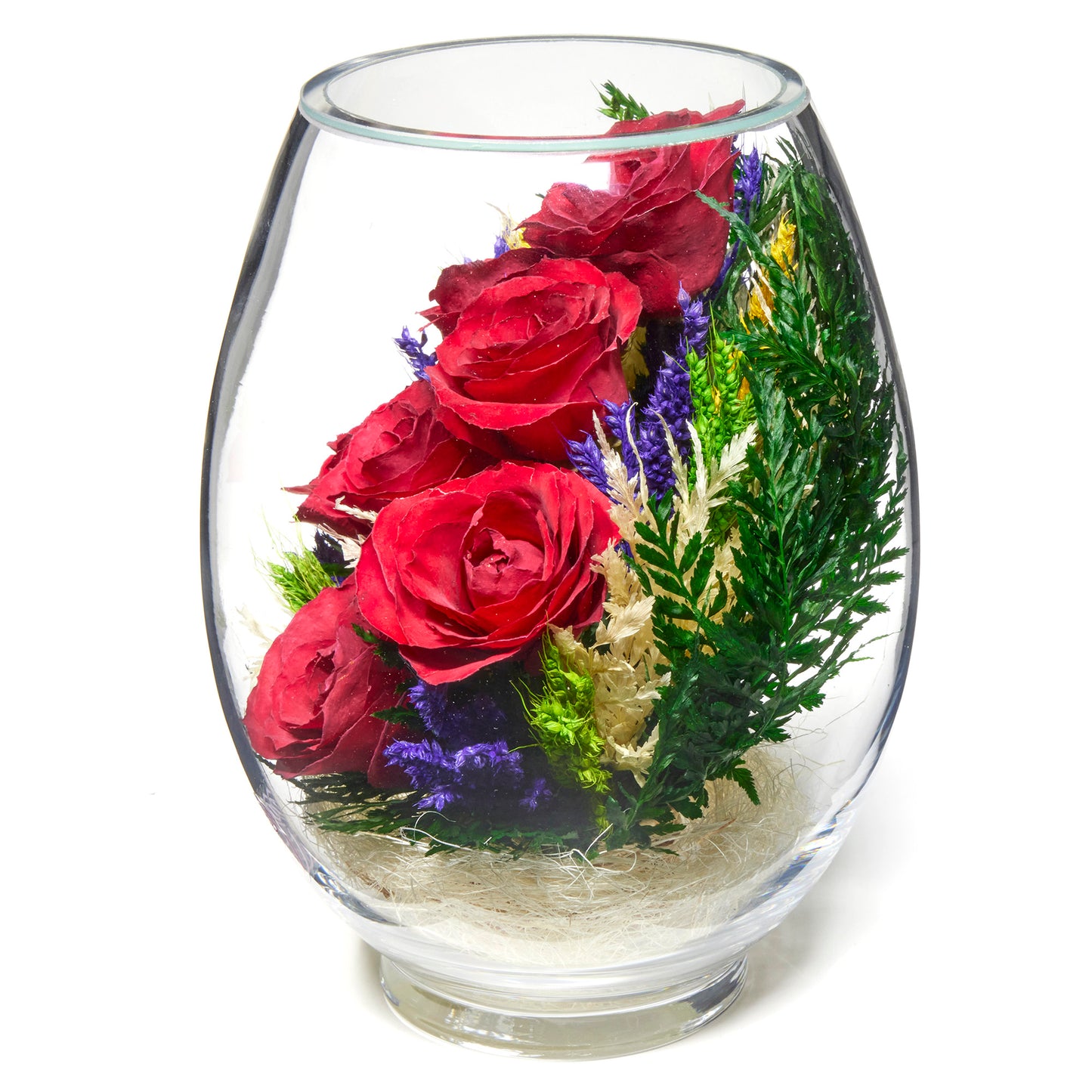 In Flores Veritas: Radiant Rose Cascade - Lasts up to 5 Years - Elegant Gift for Any Occasion