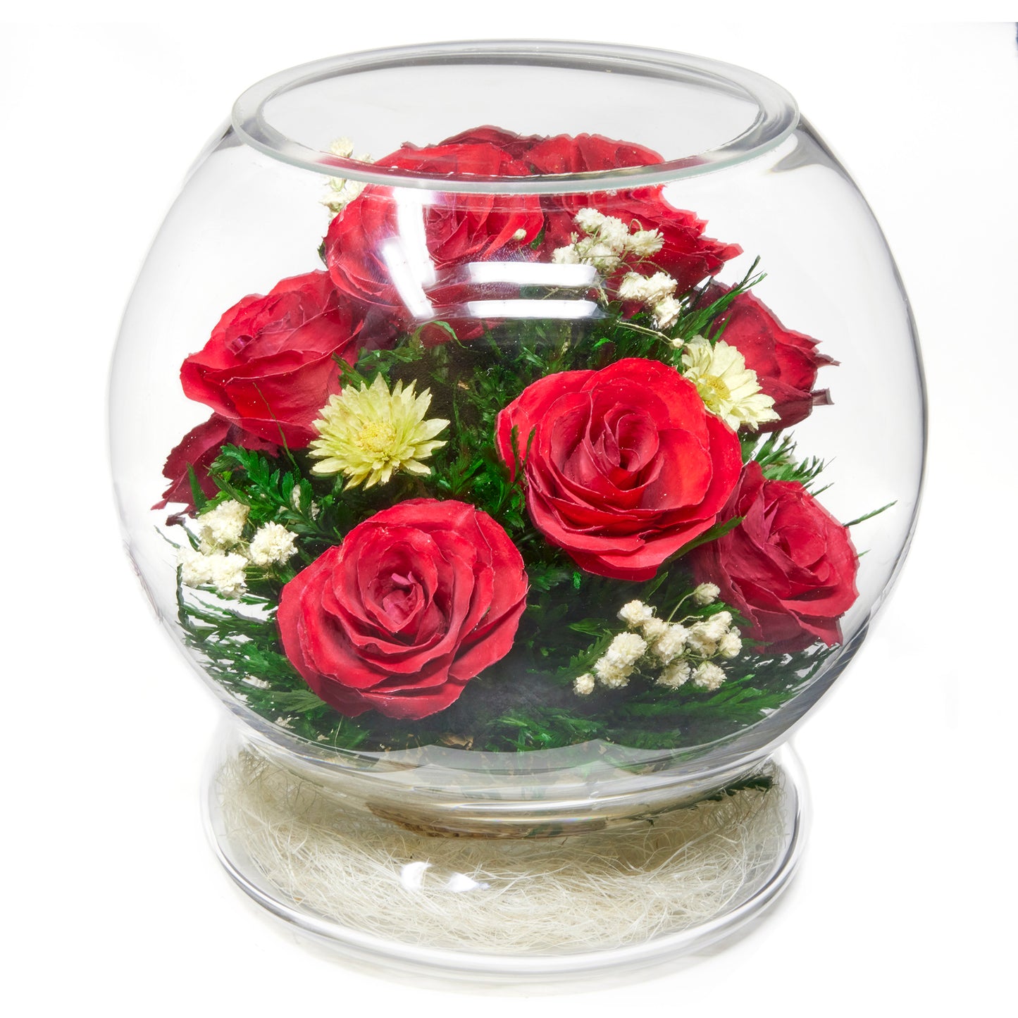 In Flores Veritas: Grand Romance Bowl - Lasts up to 5 Years - Elegant Gift for Any Occasion