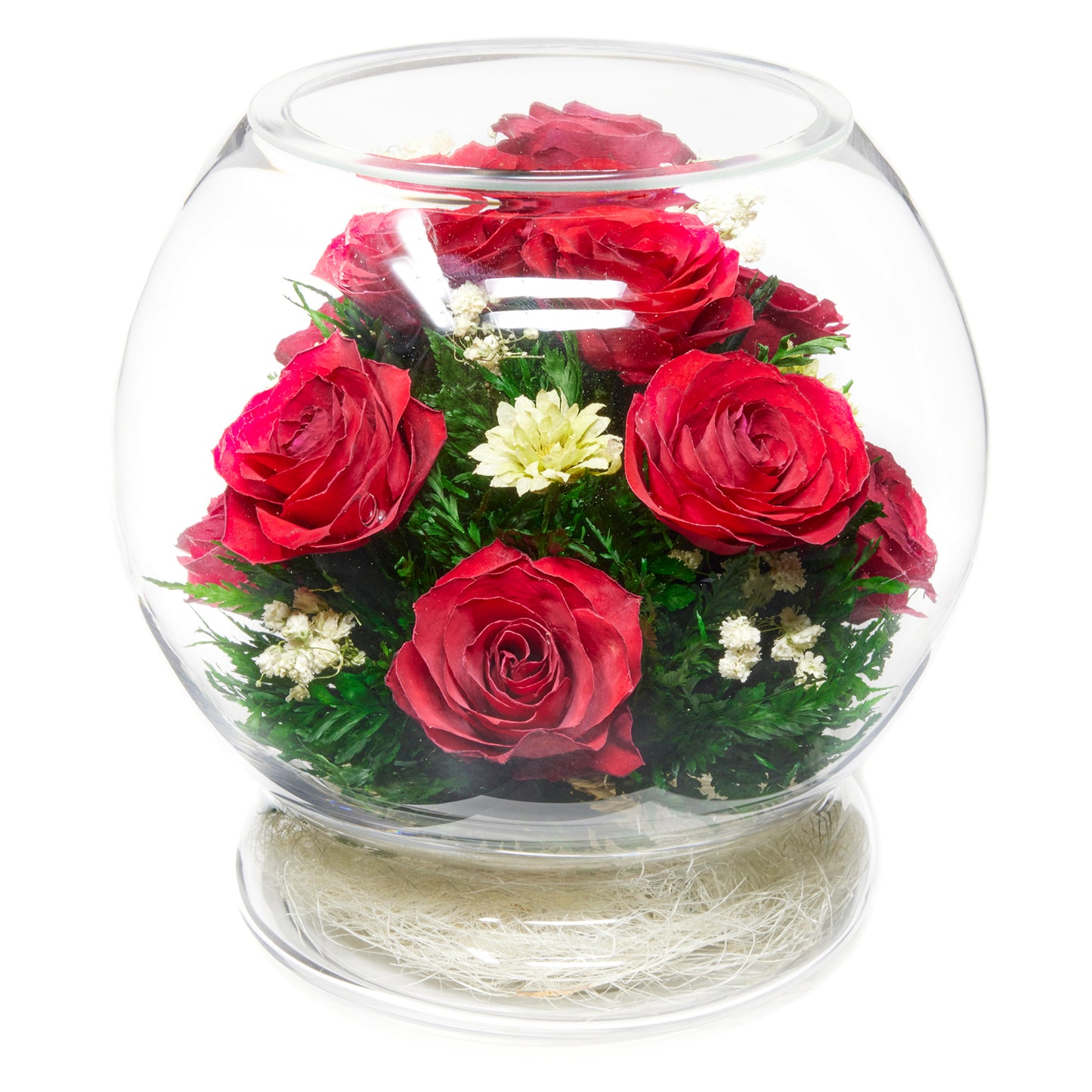 In Flores Veritas: Grand Romance Bowl - Lasts up to 5 Years - Elegant Gift for Any Occasion