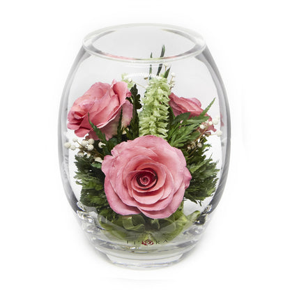 50572 Long-Lasting Pink Roses - FIORA FLOWER